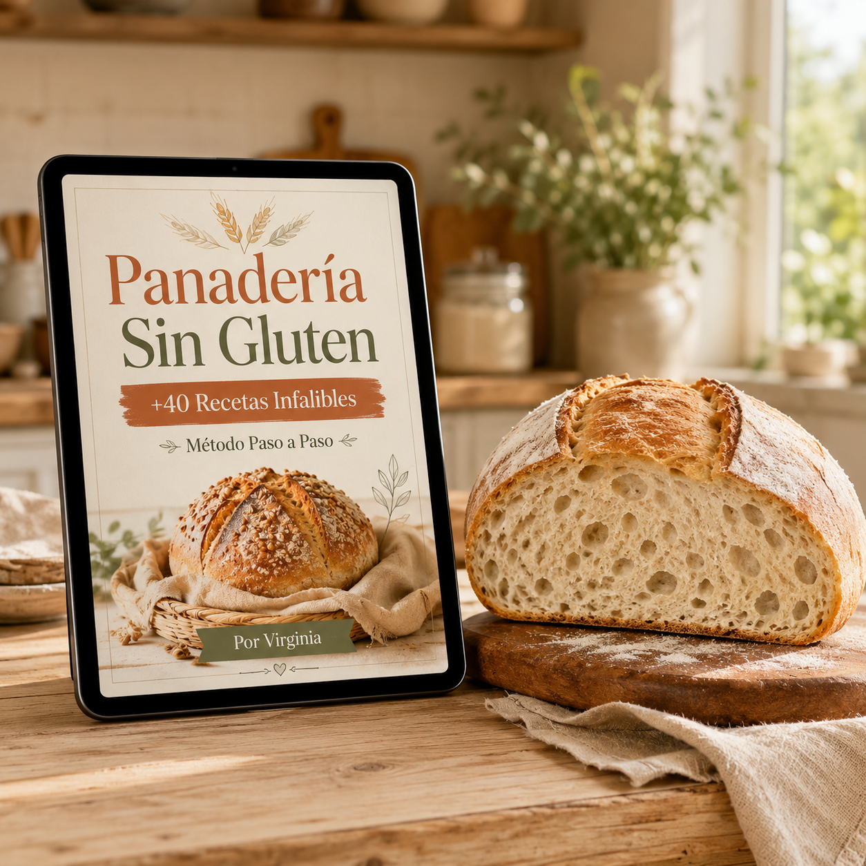 Panadería Sin Gluten: +40 Recetas Infalibles